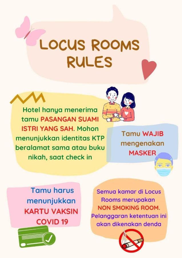 Locus Rooms Bandung Kültér fotó